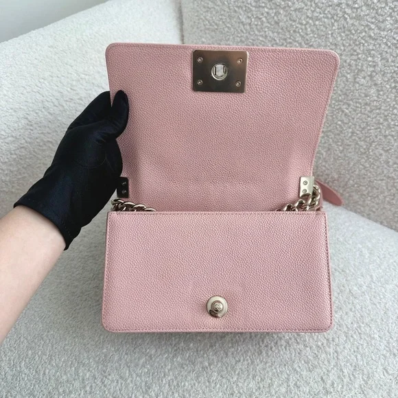 SOLD Chanel Small Leboy 20cm Pink Caviar GHW series 29 - Picture 8 of 13
